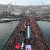 Марш солидарности с жителями сектора Газа начался в Стамбуле