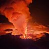 В Исландии произошло новое извержение вулкана на полуострове Рейкьянес
