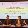 «CFA Society Istanbul», «CFA Institute» и «Бакинская Фондовая Биржа» подписали меморандум о сотрудничестве