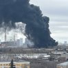На территории завода "Уралмаш" пожар: площадь огня 4 тыс кв м