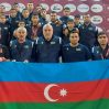 Сборная Азербайджана по греко-римской борьбе получила первенство чемпионата Европы U-15