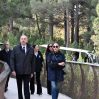Президент Ильхам Алиев принял участие в открытии Центрального ботанического сада