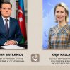 Джейхун Байрамов и Кайя Каллас провели телефонный разговор