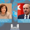 Состоялся телефонный разговор Сахибы Гафаровой и Нумана Куртулмуша