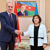 Сахиба Гафрова поздравила Нумана Куртулмуша с переизбранием на пост председателя ВНСТ