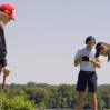 Внучка Трампа выложила видео, где играет в гольф с дедом