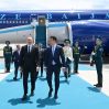 Ильхам Алиев прибыл с рабочим визитом в Казахстан Ильхам Алиев прибыл с рабочим визитом в Казахстан